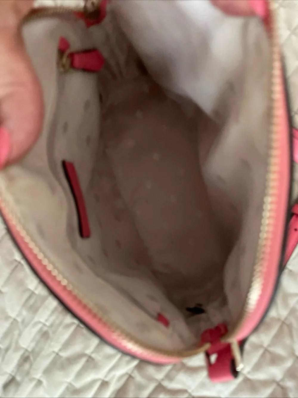 kate spade Pink Saffiano Scallop Crossbody Bag